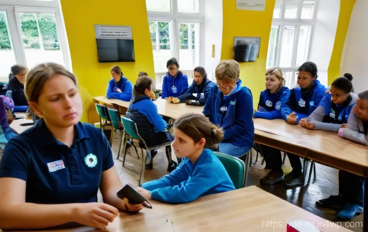 커뮤니티 회복력 강화를 위한 교육 프로그램 - **Prompt:** A bright and modern classroom in a German primary school, designed to be inclusive and s... 커뮤니티 회복력 강화를 위한 교육 프로그램 - **Prompt:** A bright and modern classroom in a German primary school, designed to be inclusive and s...
